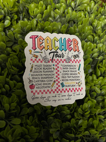 Teacher tour