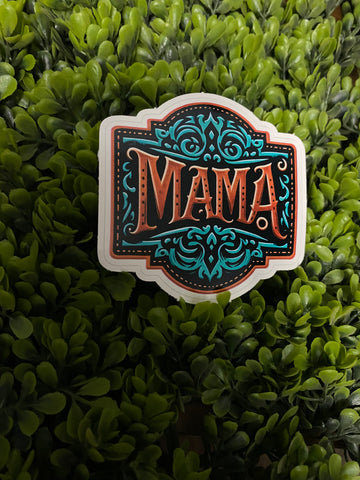 Mama Turquoise sticker