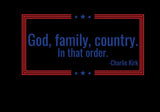 God,Family & Country
