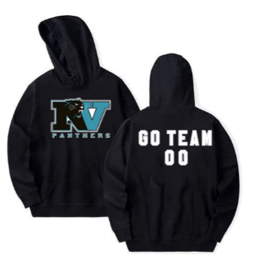 Name & Number option for Sports Hoodies