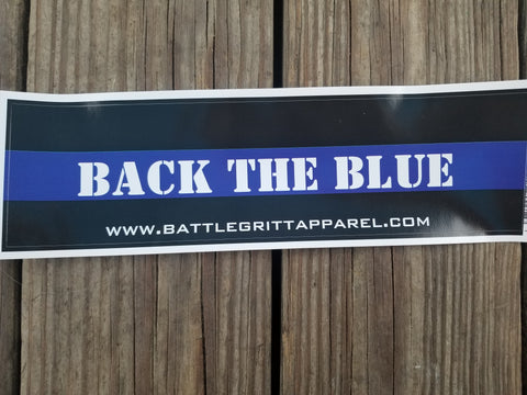 Back The Blue Bumper Sticker